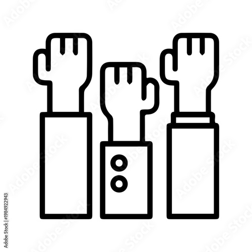 Fist Up Victory Icon