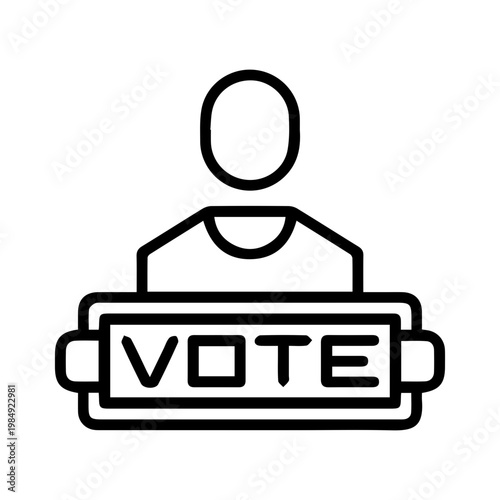 Person Voting Icon