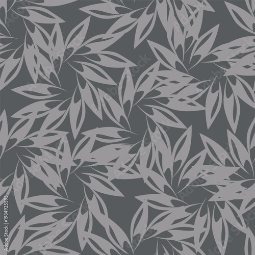 Cute seamless pattern with decorative flowers and leaves can be used for wallpapers, surface textures, textile,linen, kids cloth, pattern fills, page backgrounds and more designs