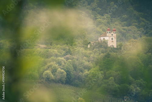the landscape of Eppan / Appiano in South Tyrol, Italy