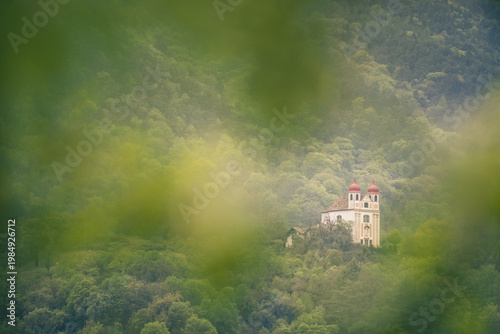 the landscape of Eppan / Appiano in South Tyrol, Italy