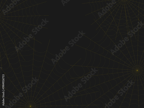 Delicate Spider Web Pattern Geometric Background