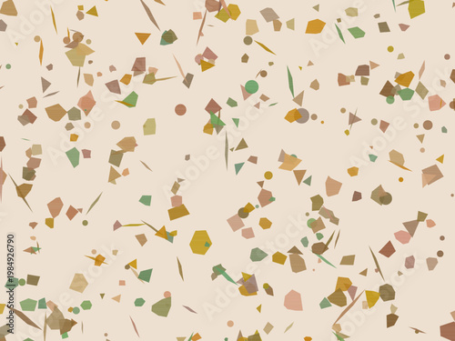 Trendy Terrazzo Speckled Confetti Modern Surface Texture Design