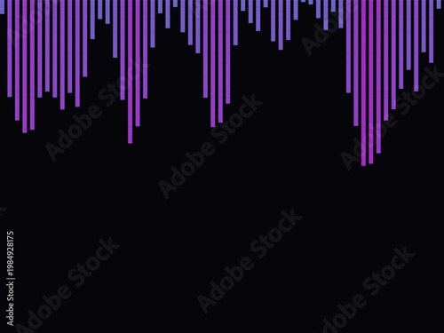 Sound Equalizer Audio Frequency Bar Pattern Design