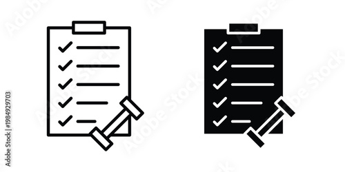 Fitness plan icon and symbol. Vector icons set