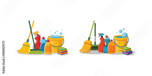 Cleaning Supplies and Tools for Home Maintenance and Organization