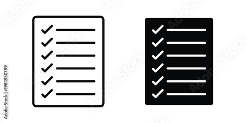 Guidelines icon and symbol. Vector icons set