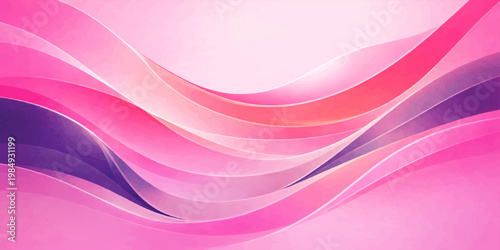 A swirling wave of elegance. The dynamic composition uses a palette of soft pinks, gentle purples, and warm reds to create a visually soothing and artistic representation of fluidity.