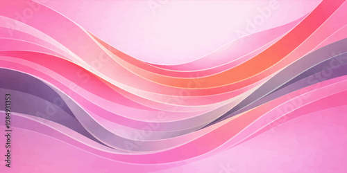 Abstract flowing lines in soft hues, a visual poem of color and movement. This image is a canvas of pure design, ideal for digital art and backgrounds.