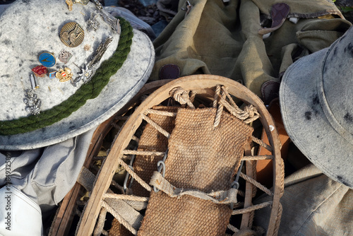 historische Bergsteigerausrüstung  - nostalgic alpinist's equipment