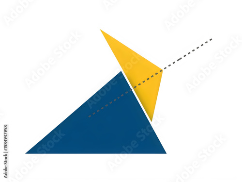 Yellow umbrella against a blue and gray stormy sky