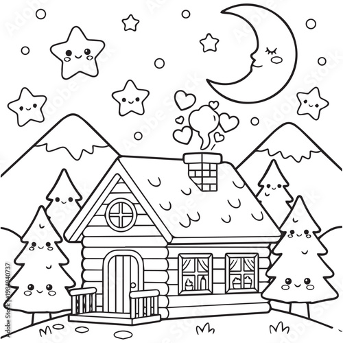 Cozy Travel Cute & Comfy Coloring pages