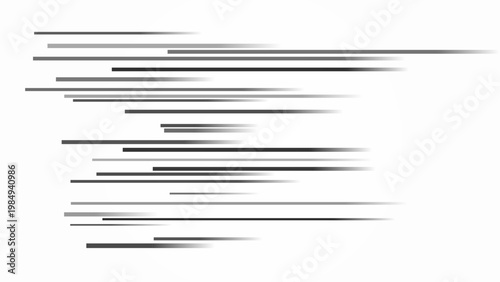 Obraz na płótnie Horizontal streak bars move swiftly across the screen in motion