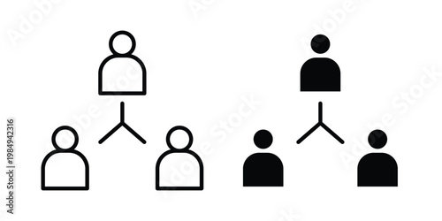 Third party icon and symbol. Vector icons set