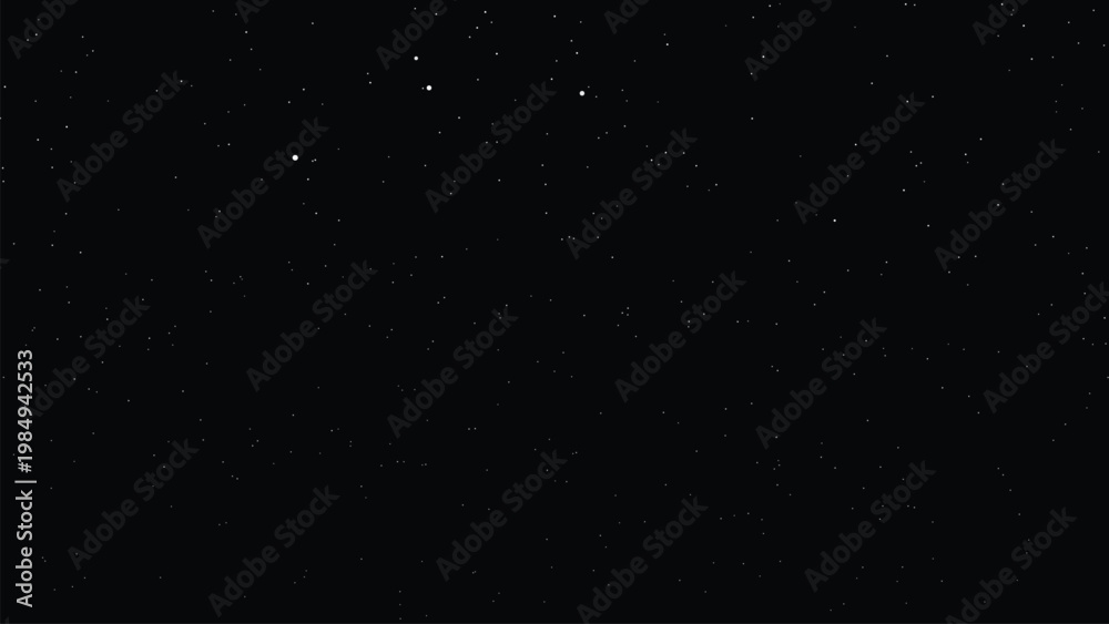 Fototapeta premium The Starry Night scene depicts a serene landscape under a celestial display