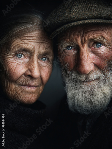 un couple de personnes agées - IA Generated