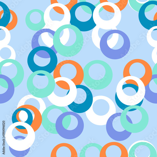 Modern Abstract Blue and Orange Background