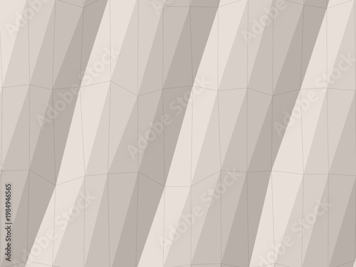 Paper Fold Origami Angular Facet Pattern Design