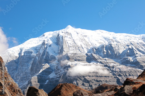 Photography snow covered mountains