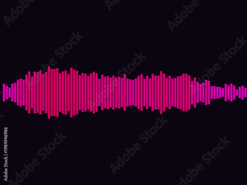Sound Wave Audio Equalizer Music Spectrum Background