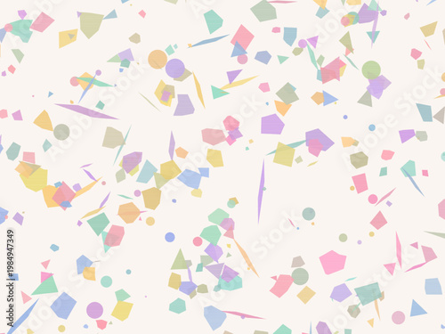 Colorful Terrazzo Fragments Organic Stone Mosaic Background