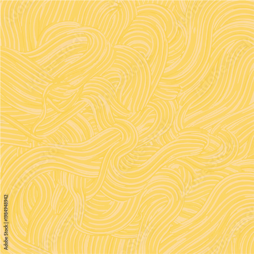 Abstract Yellow Flowing Lines Pattern Background with Organic Wave Texture