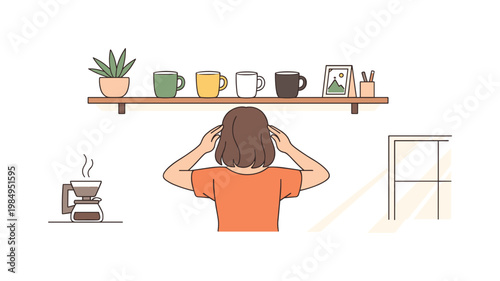 Warm child adjusts a desk lamp on a study table, turning the shade to focus light while books rest nearby on desk edge quietly ok