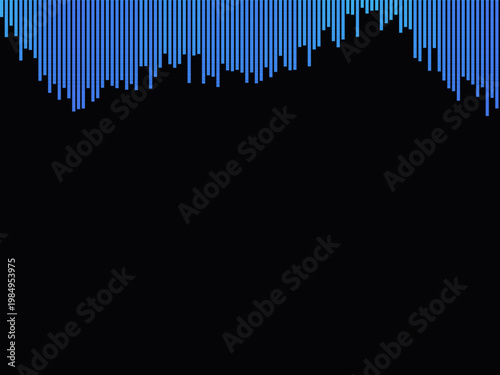 Sound Equalizer Audio Frequency Bar Pattern Design