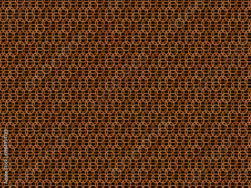 Medieval Chain Mail Armor Metal Ring Link Design