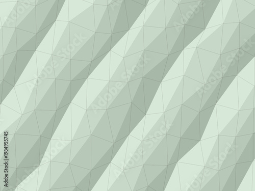 Paper Fold Origami Angular Facet Pattern Design