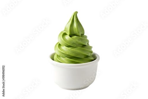 Ice cup, ice cream in a cup, summer ice cream 