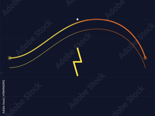 Abstract Energy Power Grid with Renewable Electricity Flow and Thunderbolt