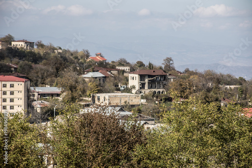 Shusha City after the Karabakh war. Shusha, Azerbaijan.