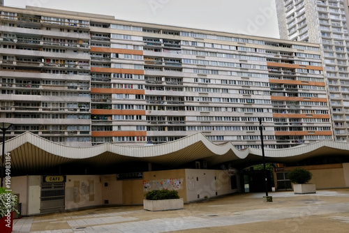 la cité des Olympiades dans le treizième arrondissement de Paris en France
