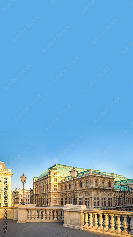 Fototapeta premium Opernhaus, Wien, Österreich 