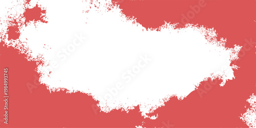 A grunge red heart vector illustration features artistic ink splashes and paint splatters on a textured watercolor backdrop with blood red brush spots for a bold wallpaper design