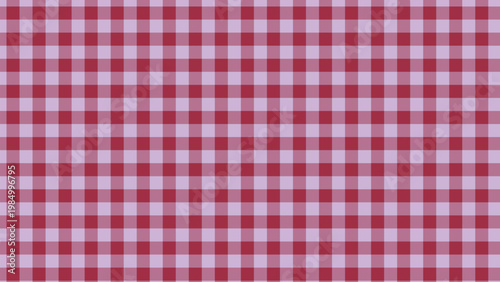 A delightful red and light pink gingham checkered pattern provides a cozy seamless fabric texture