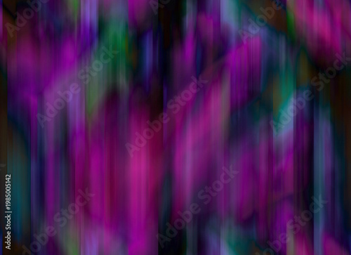 Canvastavla Modern multicolor dark pattern with a vertical blur effect in multicolored shade