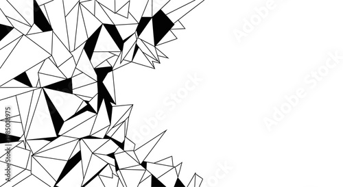 Geometric shapes forming abstract composition.