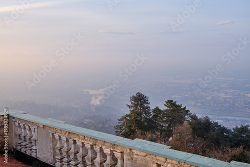 2025 Dcember Turin, Italy cityscape featuring elegant historic architecture, urban streets, and a classic European atmosphere. historic buildings, charming streets, and typical urban architecture.