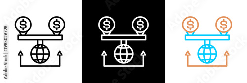 Stabilization on white and black background