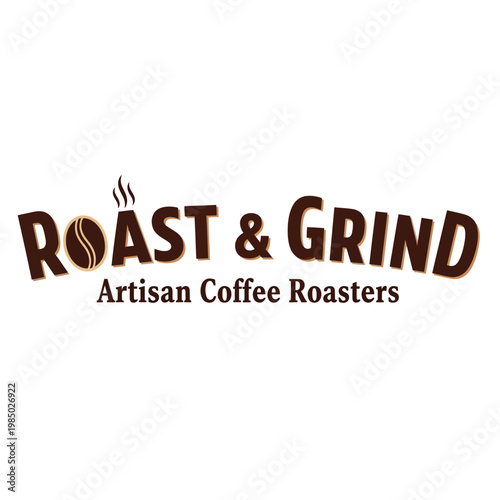 Roast  Grind Artisan Coffee Roasters Logo.