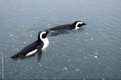 penguin on the beach