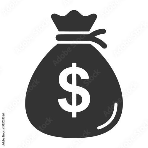 Dark Gray Speech Bubble Chat Message Icon Simple Flat Design Communication Symbol