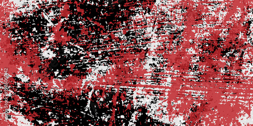 A modern and attractive grunge texture background with a black, white, and red color combination. eps 10