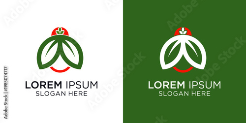 Eye-catching modern logo design featuring a stylized green and white color scheme, perfect for businesses looking for a professional and elegant brand identity