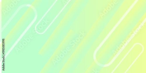 Vector illustration of abstract paper clips on gradient green and yellow background viewed from above, 34.eps reference