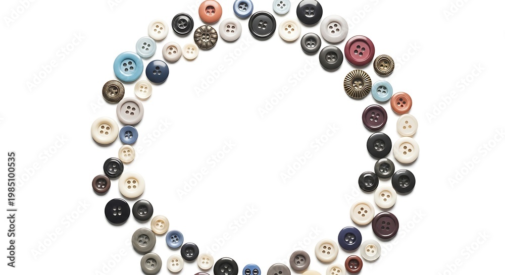 Fototapeta premium Bottles in a circle formation.