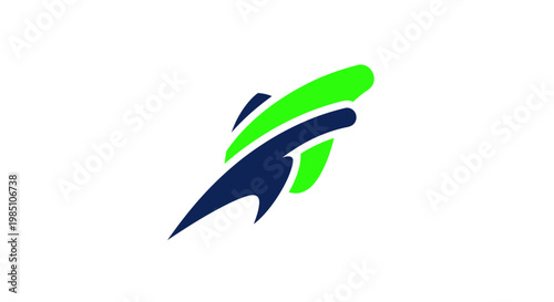 Modern Rocket Icon, Startup Business, Fast Growth, Innovation, Space Travel