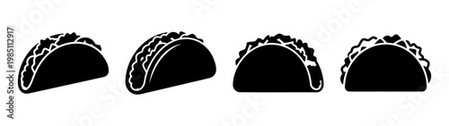 Delicious tacos vector illustration, mexican food, taco tuesday, taco shells, fast food, tasty tacos
